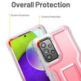 thumbnail image 4 of FITO For Samsung Galaxy A52 Case, Phone Case with Screen Protector and Kickstand (Pink), 4 of 7