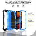thumbnail image 3 of iPhone 13 Case - Heavy Duty Hybrid Rugged Dual Layer Protective Shockproof Kickstand Cover with Ring Holder for Apple iPhone 13 6.1", B, 3 of 7