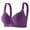 Purple, variant on Generic Women Push up Bras Front Closure No Underwire Comfortable Bra Comfort Wireless Coverage Bras Summer Everyday Bra