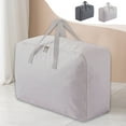 thumbnail image 1 of Xihbxyly Bolsas para Guardar Ropa, Gran Capacidad para Edredones y Mantas, Cremallera Resistente y Asa Reforzada, Tejido Impermeable, para Viajes y Uso Doméstico, Plegables y Lavables a Máquina, Tama, 1 of 6