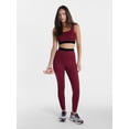 thumbnail image 3 of Avia Women's Flocked Banded Shine Sports Bra, Sizes XS-XXXL, 3 of 6