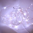 thumbnail image 4 of Guirlande Lumineuse Extérieure 5M 50 LED Fil de Cuivre 8 Modes & Télécommande Blanc, 4 of 8