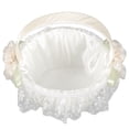 thumbnail image 5 of KAKOWELY Cesta para niñas de las flores Cesta de flores para bodas Cesta elegante con lazo para flores Boda en el oeste, 5 of 5