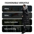 thumbnail image 2 of Women's winter padded goose down jacket, plus size long down jacket parka women's hooded, thickened, 2 of 7