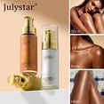 thumbnail image 3 of Julystar Body Shimmer Oil - Lightweight Highlighting Lotion for Face & Body, Sheer Shimmer Glow with Non-Greasy Finish, 01 Moonlit, 3 of 9