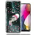 thumbnail image 1 of MUNDAZE Motorola Moto G Stylus 5G Pink Dead Valentine Skull Frap Hearts If I had Feelings They'd Be For You Love Double Layer Phone Case Cover, 1 of 3