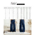 thumbnail image 2 of Sidefeel Wide Leg Denim Jeans for Womens High Waist Distressed Baggy Boyfriend Jeans Pants, 2 of 5