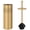 Gold, variant on Toilet Plunger with Holder for Bathroom, Multi Drain Suitable Also for Bathtubs, Quick Dry, Black