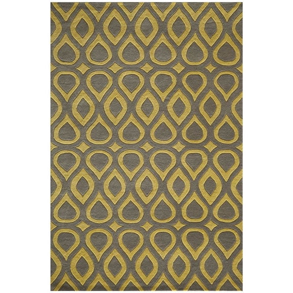 Momeni Delhi Geometric & Abstract Modern Area Rugs, Gray