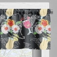 thumbnail image 3 of Ambesonne Aloha Window Valance, Cocktails Hibiscus Zebra, 54" X 18", Multicolor, 3 of 5