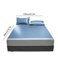 thumbnail image 2 of PPLoney Ice Silk Cooling Mat for Summer Sleep, Breathable Soft Folding Mattress Cover with Pillowcase, Machine Washable, 120x200cm, Available in Multiple Colors, 2 of 5