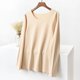 thumbnail image 3 of Ropa interior térmica para mujer, camisetas de forro polar cálidas para otoño e invierno, camisetas finas de terciopelo, camisetas interiores ajustadas, camisetas de manga larga, 3 of 5