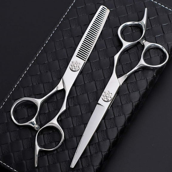6.0 Inch Professional Hairdressing Scissors Salon Hairdresser Hair Trimming and Cutting Hair Thinning 440c High Hardness