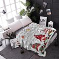 thumbnail image 3 of Christmas Gnome Grey Throw Blanket Christmas Decorations Throw Blanket for Couch, Soft Flannel Fleece Bed Throw Blankets, Winter Xmas Balls Lightweight Blankets & Throws for All Season, 40x50Inch, 3 of 6