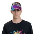 thumbnail image 4 of Balery Lizard With Sunglasses Colorful Gorra de béisbol de tamaño ajustable para correr, entrenar y actividades al aire libre. Gorra de papá para todas las estaciones., 4 of 6