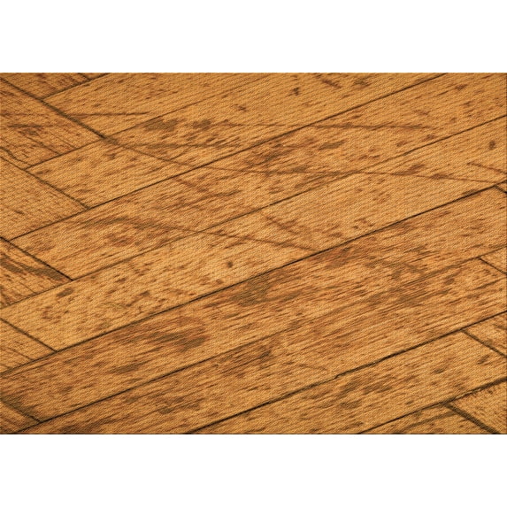 Ahgly Company Indoor Rectangle Patterned Mahogany Brown Area Rugs, 7' x 10'