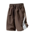 thumbnail image 4 of EOYWHK Mens Cargo Shorts Quick Dry with Pockets Elastic Waist Cargo Shorts for Men Relaxed Fit Soft Lightweight Breathable for Basketball Coffee, Size XXXL, 4 of 9