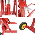 thumbnail image 6 of Acekid Hydraulic Lawn Mower Lift Jack, Heavy Duty Steel Tractor Lift with Adjustable Wheel Span, for Zero Turn Riding Mowers Lawn Tractors, Red, 6 of 6