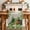 Green Beige, variant on St. Patrick's Day Table Runner - 70 Inch Long Lucky Shamrocks Boots Green Leaves Retro Cotton and Linen Blended Dress Scarves Farmhouse Table Runner for Kitchen Dining, Coffee Table, 13" x 70"
