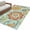 Green, variant on Large Area Rugs for Living Room Bedroom, Teal Green Boho Floral 8'x10' Rug Washable Carpet Runner Indoor Outdoor, Vintage Farmhouse Ethnic Flowers Non Slip Floor Mats Rug for Kitchen, Patio