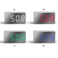 thumbnail image 4 of LED Digital Clock USB Rechargeable Room Bedroom Office Tabletop Time Date Temperature Display Alarm Electronic Decorations Clocks Living Room White, 4 of 9
