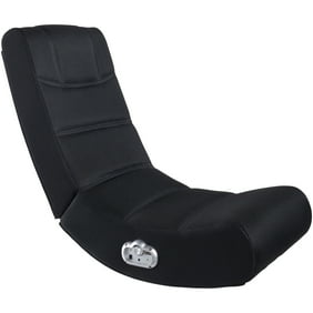 Best Choice Products Foldable Floor Gaming Chair W Audio Speakers System Black Red
