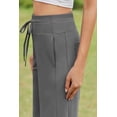 thumbnail image 5 of PINSPARK Wide Leg Yoga Pants Women High Waisted Workout Pants UPF 50+ Drawstring Sweatpants with 4 Pockets, 5 of 8