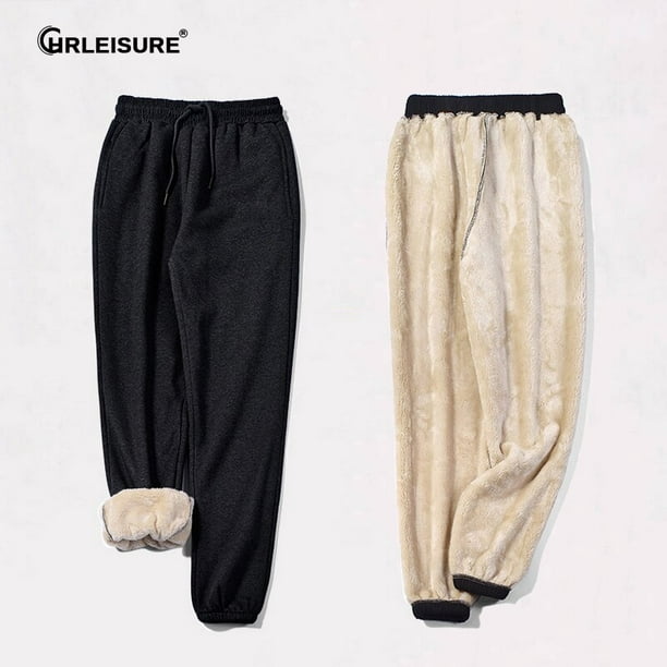 CHRLEISURE Fashion Women Winter Warm Long Pants Fleece Thick