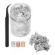 thumbnail image 3 of 3 Sheets Silver Foil Nail Art Glitter Gold Leaf Copper Foil DIY Manicure, 3 of 3