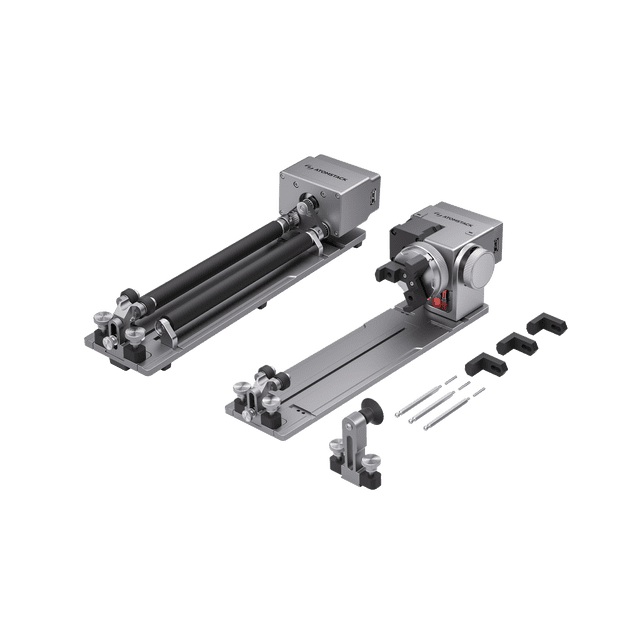 Juego de mandriles de rodillos rotativos ATOMSTACK R8 Pro Laser para objetos cilíndricos, copa de vino, anillo de murciélago