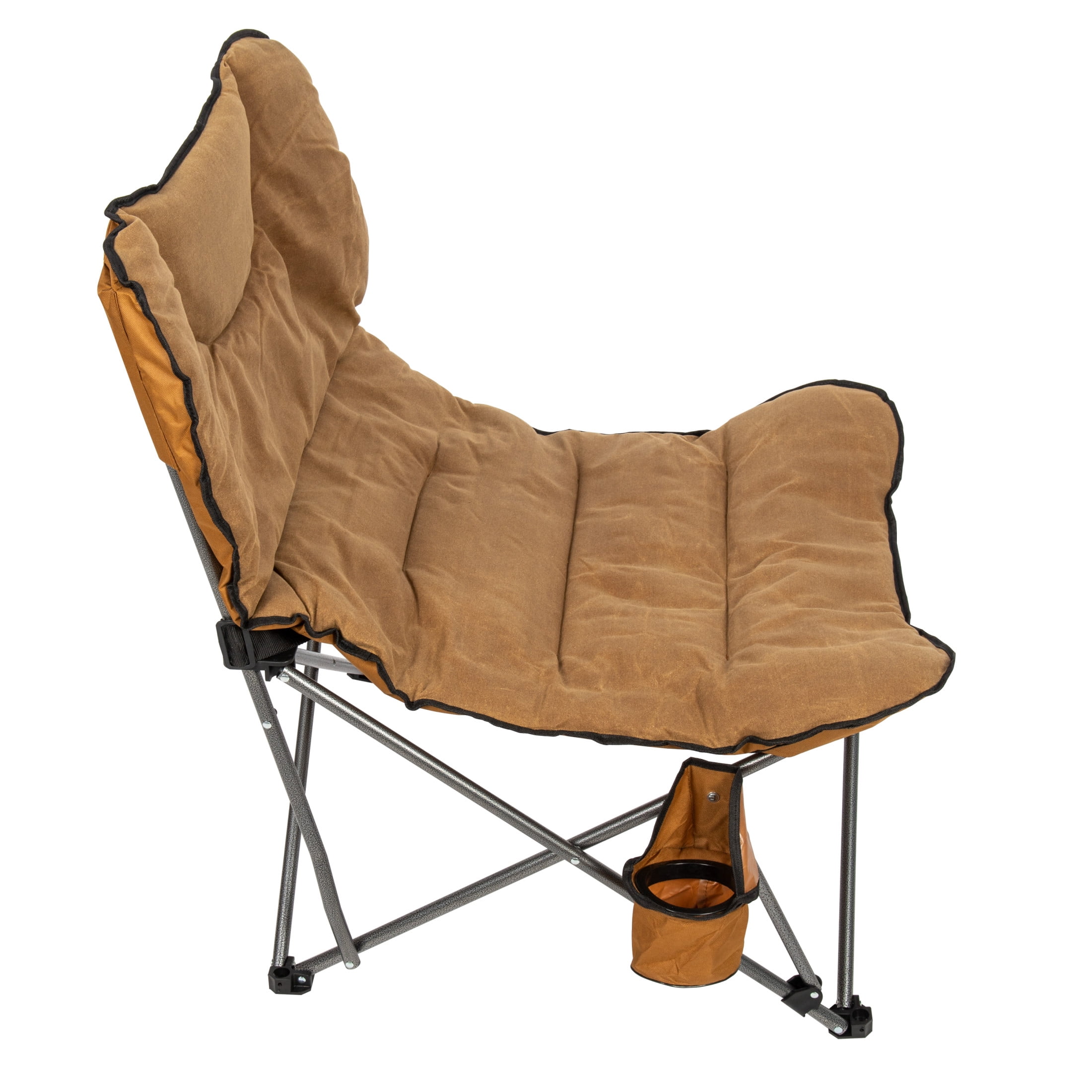 Camp & Go XXL Ultra Padded Camping Chair, Tan