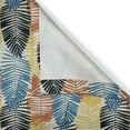 thumbnail image 4 of Ambesonne Tropical Valance Pack of 2, Doodle Jungle Palm Leaves, 54"X18", Multicolor, 4 of 5