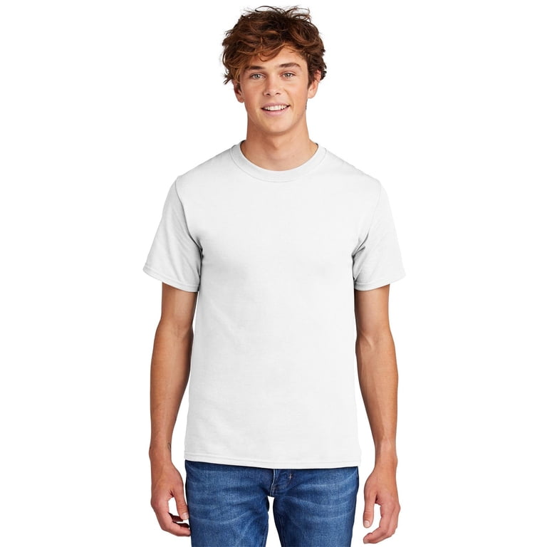 Gildan Men's Ultra Cotton T-Shirt – Heavyweight 100% Cotton Tee In White, X-Large