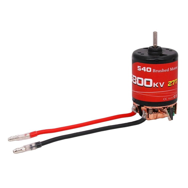 RC Motor cepillado piezas de repuesto para 1/10 RC coche modelo orugas coche 16800KV 27T perfke Coche RC ESC