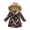 00#&-Black3668, variant on Kiijoy Toddler Girls Winter Jacket Warm Hooded Parka Coat Overcoat Outerwear, Beige, 2-3 Years