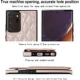 thumbnail image 6 of Phone Case for Samsung Galaxy Note 20 Ultra 5G Wallet Cover with Screen Protector and RFID Card Holder Stand Cell Note20 Plus Notes 20Ultra Note20+ U + 20+ Twenty Not S20 Women Men Rose Gold, 6 of 15