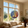 thumbnail image 7 of Lumxatz 7.4 Inch Acrylic Puzzle Window Hanging, Decorative Garden Art for Mom Birthday Gift, Stained Glass Style Home Decor, 7 of 7