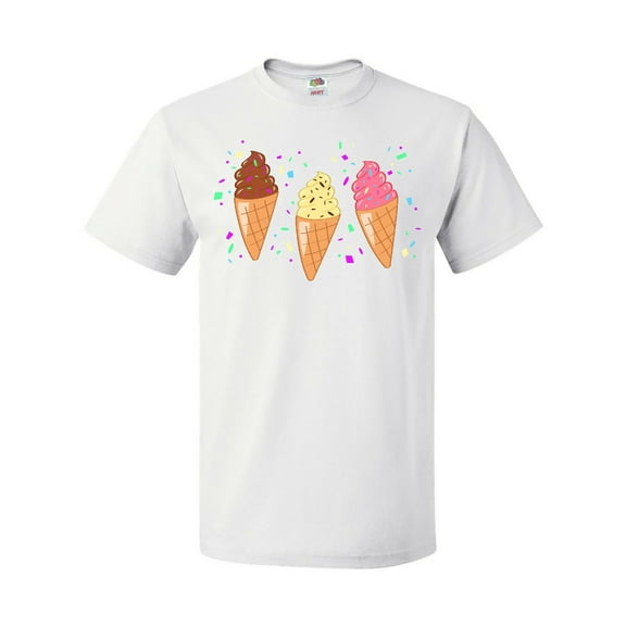 Inktastic Ice Cream Trio with Sprinkles T-Shirt