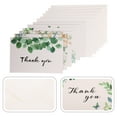 thumbnail image 4 of 12pcs Flower Grass Pattern Cards Thanksgiving Day Gift Mother's Day Thank You Cards, 4 of 8