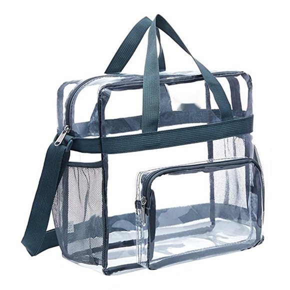 Transparent Transparent Crossbody Bag with adjustable strap clear stadium bag for festivals