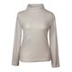 thumbnail image 1 of Suéter Simply Basic para Mujer, con Cuello Ruso Manga Larga Hueso Talla G, 1 of 4