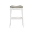 thumbnail image 2 of Alaterre Furniture Williston Backless Bar Height Wood Stool, White, 2 of 7