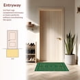 thumbnail image 3 of ODIKA 4'x6' Machine Washable Non-Slip Area Rug, Modern Interlocking Maze Featuring Abstract Angular Forms and Details High Traffic Rug, Green, 363945, 3 of 7