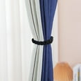 thumbnail image 6 of IPEWLEX Handwoven Curtain Tiebacks, Natural Jute Holdbacks for Curtains, Adjustable Twisted Fabric Window Clips – Navy & More Colors, 6 of 6