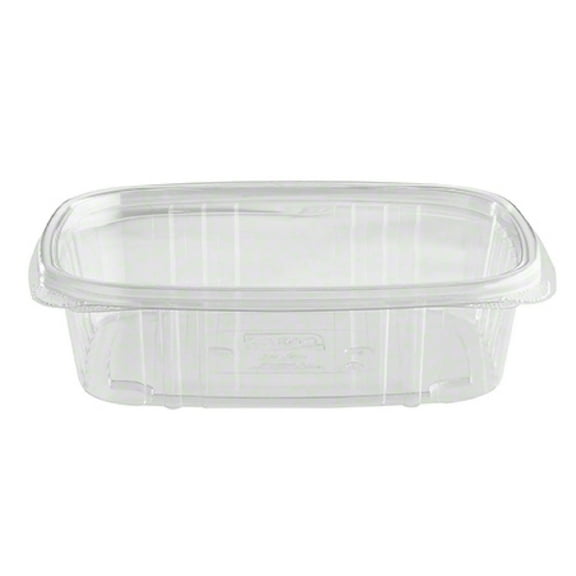 Compostable 12 oz Clear Hinged Deli Containers
