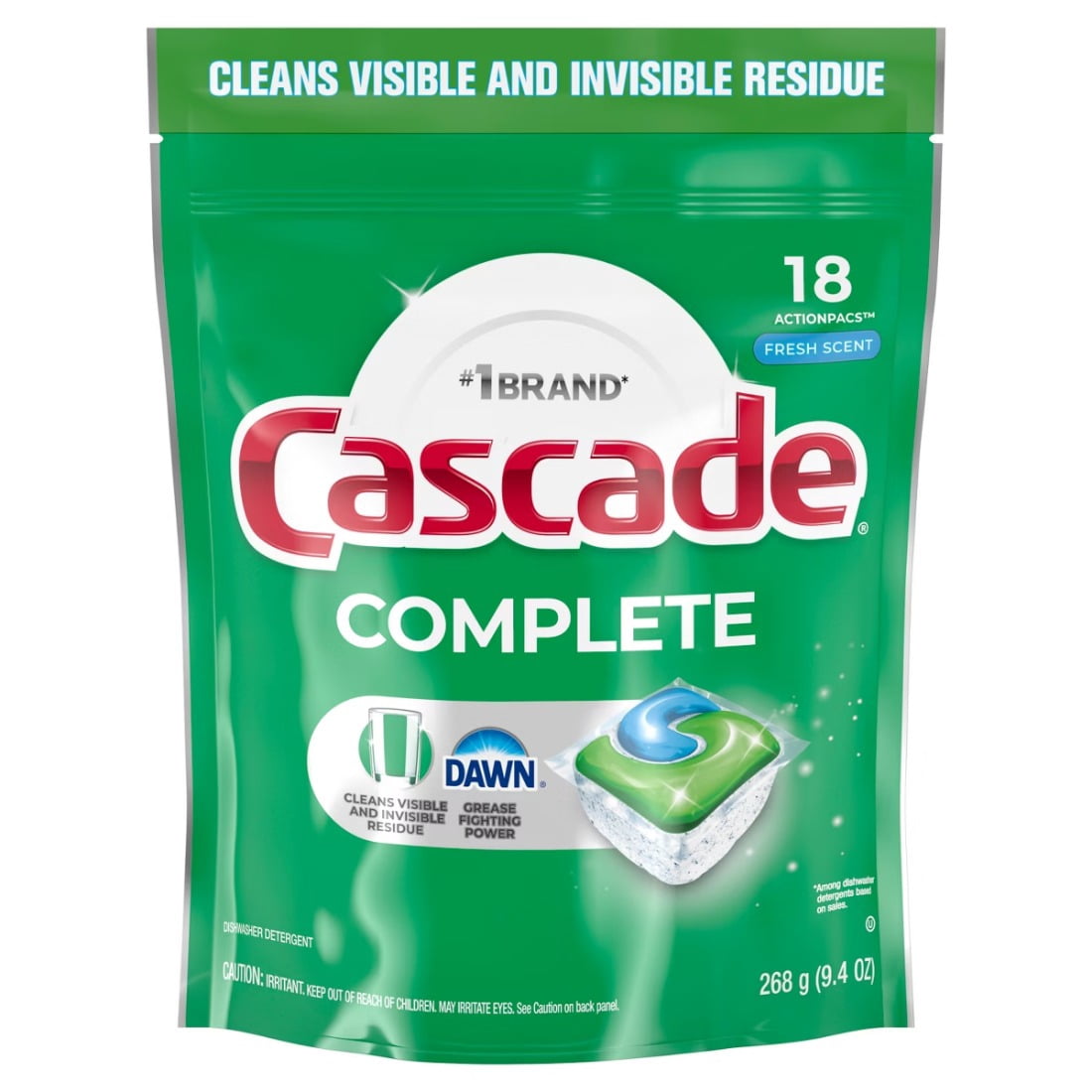 Fresh Scent Complete Pods Dishwasher Detergents - 100ct
