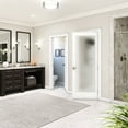 thumbnail image 3 of 28 in. x 80 in. x 1-3/8 in. Frosted Glass 1-Lite Shaker Primed Solid Wood Core Interior Door Slab, 3 of 3