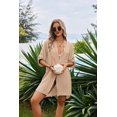 thumbnail image 3 of Ekouaer Bathing Suit Cover Up for Women V Neck Button Down Swimsuit Coverup Beach Dress Shirt, 3 of 6