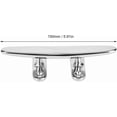 thumbnail image 3 of ZOUSSIQI Stainless Steel Boat Cleat Polished Marine Rope Base Accessory CA919-51531, 3 of 8