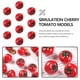 thumbnail image 4 of 10 unids Simulación de resina Tomate Mini Modelos Cherry Tomates Model House Adornment, 4 of 7